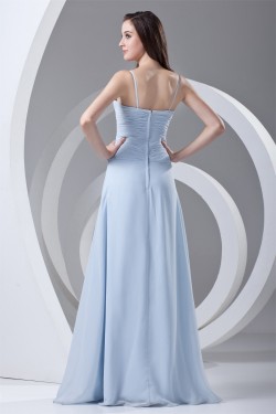 Brush Sweep Train Sheath/Column Spaghetti Straps Prom/Formal Evening Dresses 02020690