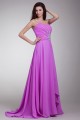 A-Line Sweetheart Beaded Pleats Long Purple Prom/Formal Evening Dresses 02020698