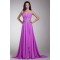 A-Line Sweetheart Beaded Pleats Long Purple Prom/Formal Evening Dresses 02020698