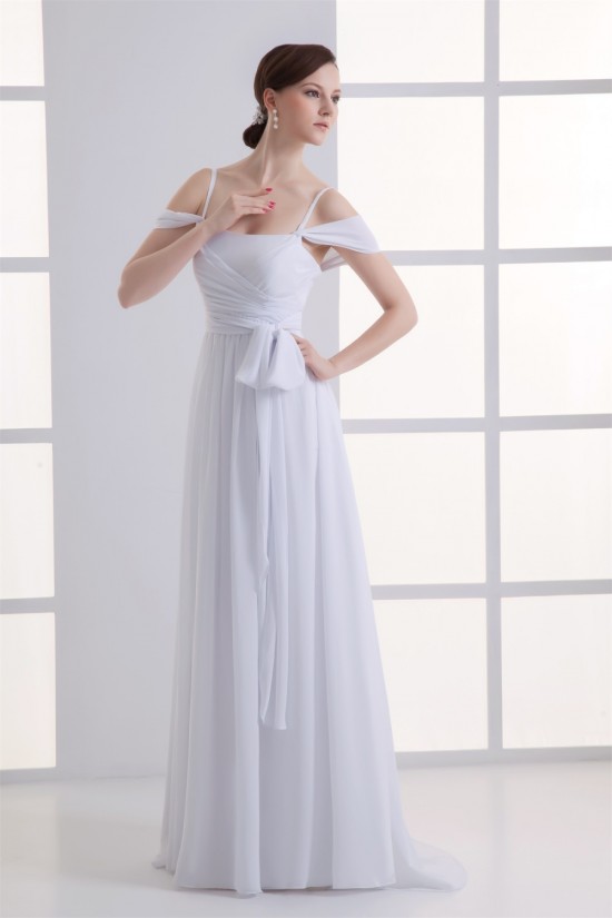 Chiffon Bows Floor-Length Prom/Formal Evening Bridesmaid Dresses 02020701 Chiffon Bows Floor-Length Prom/Formal Evening Bridesmaid Dresses 02020701