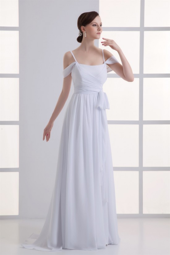 Chiffon Bows Floor-Length Prom/Formal Evening Bridesmaid Dresses 02020701 Chiffon Bows Floor-Length Prom/Formal Evening Bridesmaid Dresses 02020701