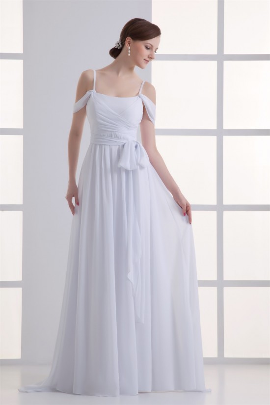Chiffon Bows Floor-Length Prom/Formal Evening Bridesmaid Dresses 02020701 Chiffon Bows Floor-Length Prom/Formal Evening Bridesmaid Dresses 02020701