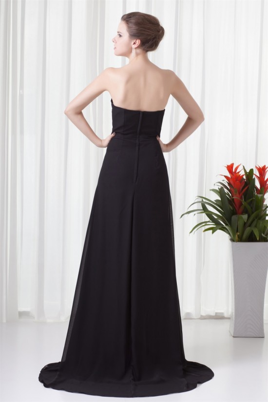 Chiffon Brush Sweep Train Prom/Formal Evening Bridesmaid Dresses 02020702 Chiffon Brush Sweep Train Prom/Formal Evening Bridesmaid Dresses 02020702