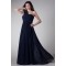 A-Line One-Shoulder Chiffon Floor-Length Prom/Formal Evening Dresses 02020703