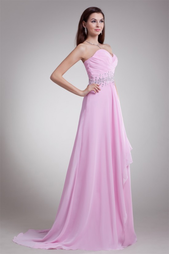 A-Line Chiffon Ruffles Sweetheart Prom/Formal Evening Dresses 02020705