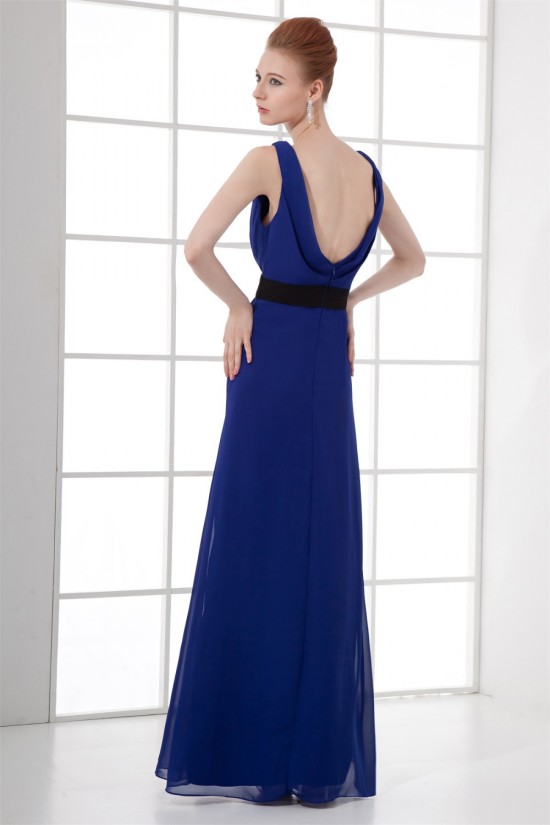 Chiffon Sleeveless Bateau Prom/Formal Evening Dresses 02020713 Chiffon Sleeveless Bateau Prom/Formal Evening Dresses 02020713