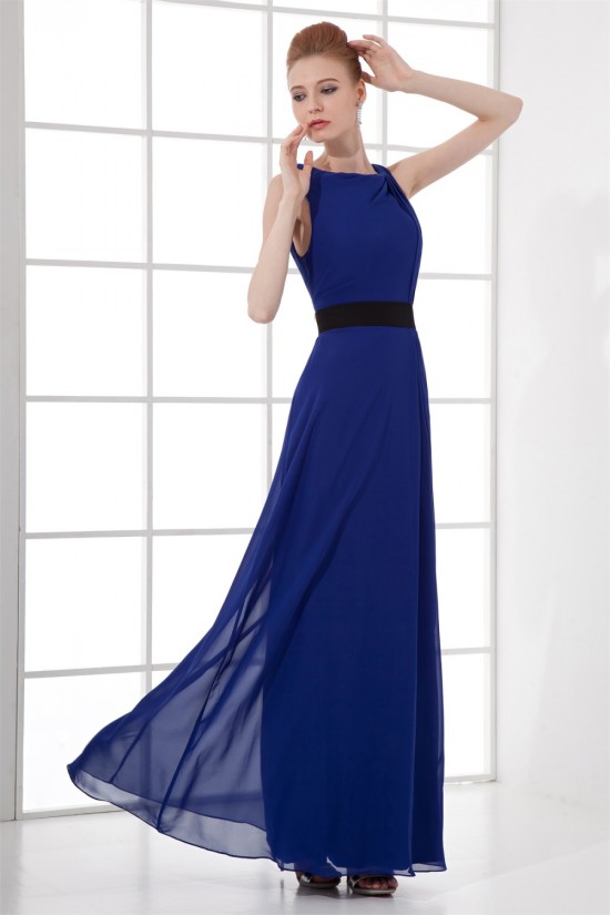 Chiffon Sleeveless Bateau Prom/Formal Evening Dresses 02020713 Chiffon Sleeveless Bateau Prom/Formal Evening Dresses 02020713
