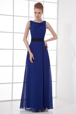 Chiffon Sleeveless Bateau Prom/Formal Evening Dresses 02020713