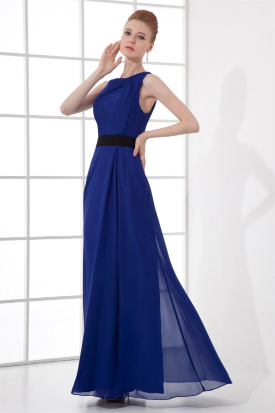 Chiffon Sleeveless Bateau Prom/Formal Evening Dresses 02020713 Chiffon Sleeveless Bateau Prom/Formal Evening Dresses 02020713
