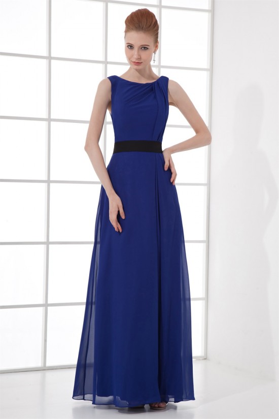 Chiffon Sleeveless Bateau Prom/Formal Evening Dresses 02020713 Chiffon Sleeveless Bateau Prom/Formal Evening Dresses 02020713