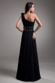A-Line One-Shoulder Beaded Black Floor-Length Prom/Formal Evening Dresses 02020714 A-Line One-Shoulder Beaded Black Floor-Length Prom/Formal Evening Dresses 02020714