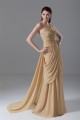 Draped A-Line One-Shoulder Brush Sweep Train Prom/Formal Evening Dresses 02020716 Draped A-Line One-Shoulder Brush Sweep Train Prom/Formal Evening Dresses 02020716