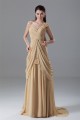 Draped A-Line One-Shoulder Brush Sweep Train Prom/Formal Evening Dresses 02020716 Draped A-Line One-Shoulder Brush Sweep Train Prom/Formal Evening Dresses 02020716