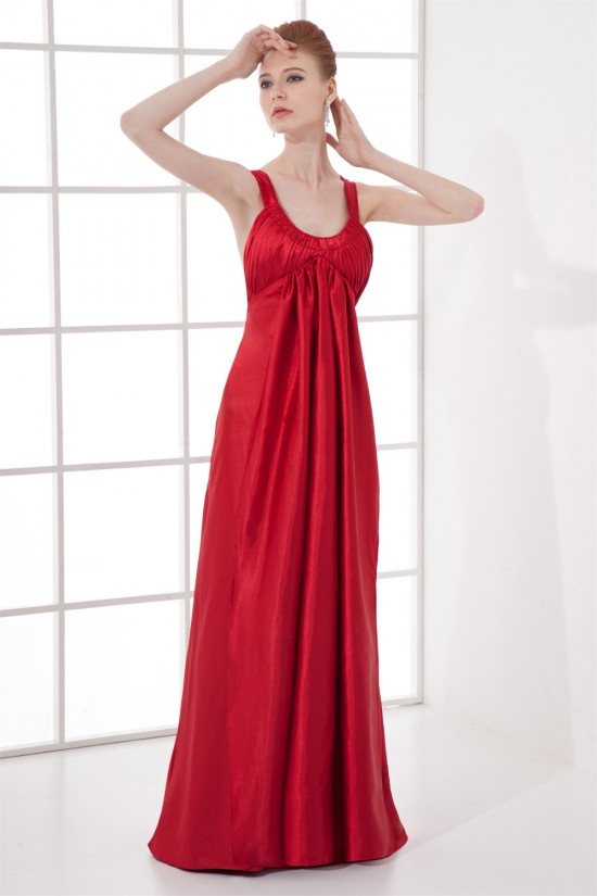 Elastic Woven Satin Floor-Length Scoop Sleeveless Prom/Formal Evening Dresses 02020721 Elastic Woven Satin Floor-Length Scoop Sleeveless Prom/Formal Evening Dresses 02020721