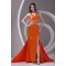 Elastic Woven Satin Halter Beading Sleeveless Prom/Formal Evening Dresses 02020722