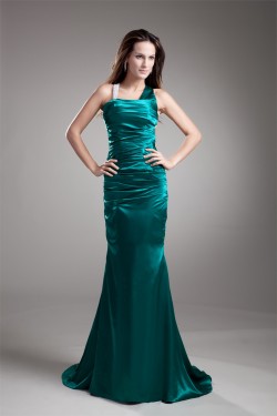 Elastic Woven Satin Sleeveless Mermaid/Trumpet Prom/Formal Evening Dresses 02020727