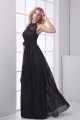 Elegant Floor-Length Chiffon Lace Long Black Prom/Formal Evening Bridesmaid Dresses 02020738 Elegant Floor-Length Chiffon Lace Long Black Prom/Formal Evening Bridesmaid Dresses 02020738
