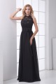 Elegant Floor-Length Chiffon Lace Long Black Prom/Formal Evening Bridesmaid Dresses 02020738 Elegant Floor-Length Chiffon Lace Long Black Prom/Formal Evening Bridesmaid Dresses 02020738