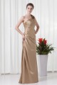 Floor-Length Elastic Woven Satin One-Shoulder Prom/Formal Evening Bridesmaid Dresses 02020744 Floor-Length Elastic Woven Satin One-Shoulder Prom/Formal Evening Bridesmaid Dresses 02020744