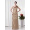 Floor-Length Elastic Woven Satin One-Shoulder Prom/Formal Evening Bridesmaid Dresses 02020744