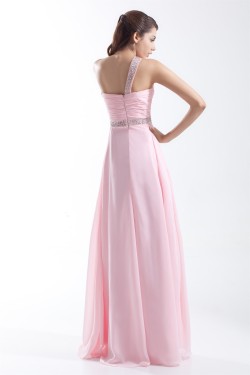 Floor-Length One-Shoulder Beading Sheath/Column Prom/Formal Evening Dresses 02020745