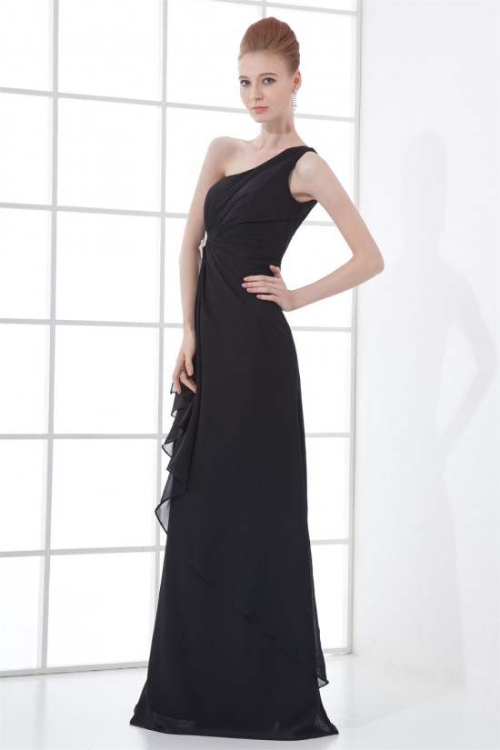 Floor-Length Pleats Sheath/Column One-Shoulder Long Bridesmaid Dresses 02020747 Floor-Length Pleats Sheath/Column One-Shoulder Long Bridesmaid Dresses 02020747