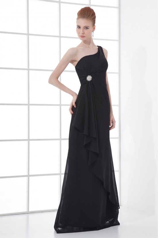 Floor-Length Pleats Sheath/Column One-Shoulder Long Bridesmaid Dresses 02020747 Floor-Length Pleats Sheath/Column One-Shoulder Long Bridesmaid Dresses 02020747