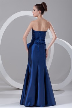 Floor-Length Strapless Taffeta Prom/Formal Evening Dresses 02020749
