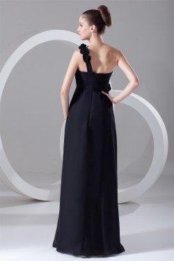 Floor-Length Sheath/Column Chiffon Prom/Formal Evening Bridesmaid Dresses 02020751