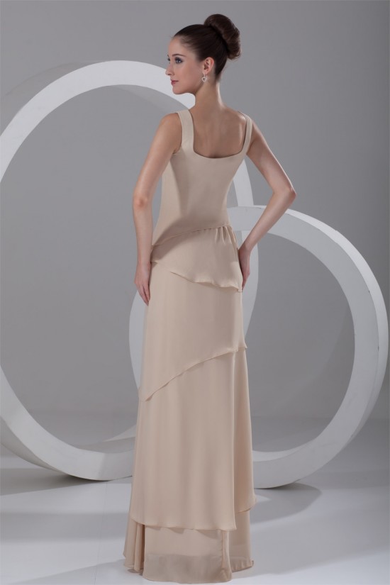Sheath/Column Floor-Length Square Chiffon Prom/Formal Evening Dresses 02020755 Sheath/Column Floor-Length Square Chiffon Prom/Formal Evening Dresses 02020755
