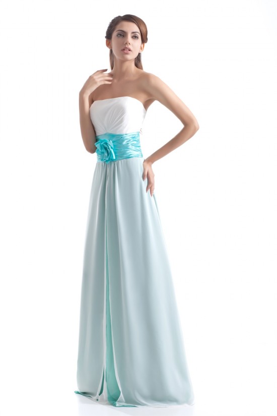 Floor-Length Sleeveless Handmade Flowers Prom/Formal Evening Bridesmaid Dresses 02020758 Floor-Length Sleeveless Handmade Flowers Prom/Formal Evening Bridesmaid Dresses 02020758