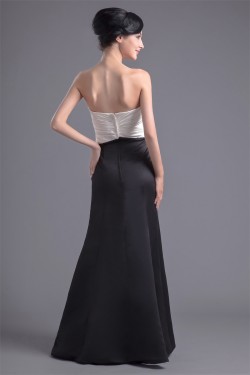 Floor-Length Sleeveless Strapless Pleats Prom/Formal Evening Bridesmaid Dresses 02020759