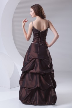 Floor-Length V-Neck Sleeveless Beading A-Line Prom/Formal Evening Dresses 02020764