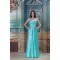 Halter Sheath/Column Elastic Woven Satin Prom/Formal Evening Dresses 02020766