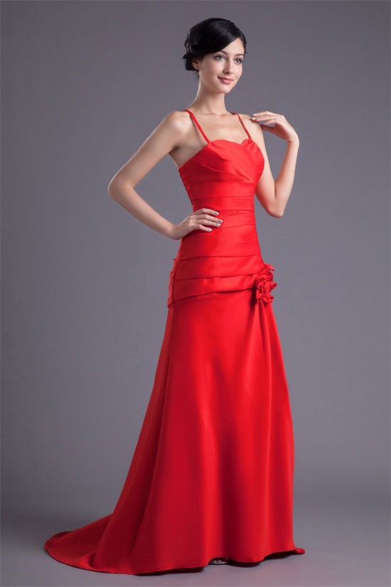 Handmade Flowers Brush Sweep Train Sweetheart Prom/Formal Evening Dresses 02020768 Handmade Flowers Brush Sweep Train Sweetheart Prom/Formal Evening Dresses 02020768