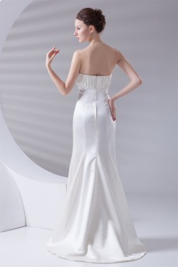 Mermaid/Trumpet Elastic Woven Satin Sleeveless Prom/Formal Evening Dresses 02020774