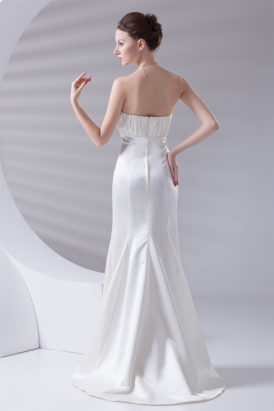 Mermaid/Trumpet Elastic Woven Satin Sleeveless Prom/Formal Evening Dresses 02020774 Mermaid/Trumpet Elastic Woven Satin Sleeveless Prom/Formal Evening Dresses 02020774