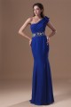 Mermaid/Trumpet One-Shoulder Beading Chiffon Silk like Satin Prom/Formal Evening Dresses 02020776 Mermaid/Trumpet One-Shoulder Beading Chiffon Silk like Satin Prom/Formal Evening Dresses 02020776