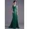 Mermaid/Trumpet Puddle Train V-Neck Sleeveless Prom/Formal Evening Bridesmaid Dresses 02020777