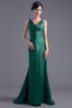 Mermaid/Trumpet Puddle Train V-Neck Sleeveless Prom/Formal Evening Bridesmaid Dresses 02020777
