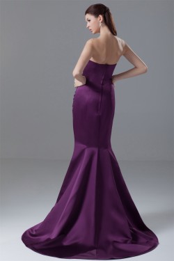 Mermaid/Trumpet Sweetheart Pleats Sleeveless Prom/Formal Evening Dresses 02020780