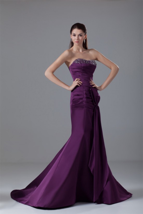 Mermaid/Trumpet Sweetheart Pleats Sleeveless Prom/Formal Evening Dresses 02020780 Mermaid/Trumpet Sweetheart Pleats Sleeveless Prom/Formal Evening Dresses 02020780