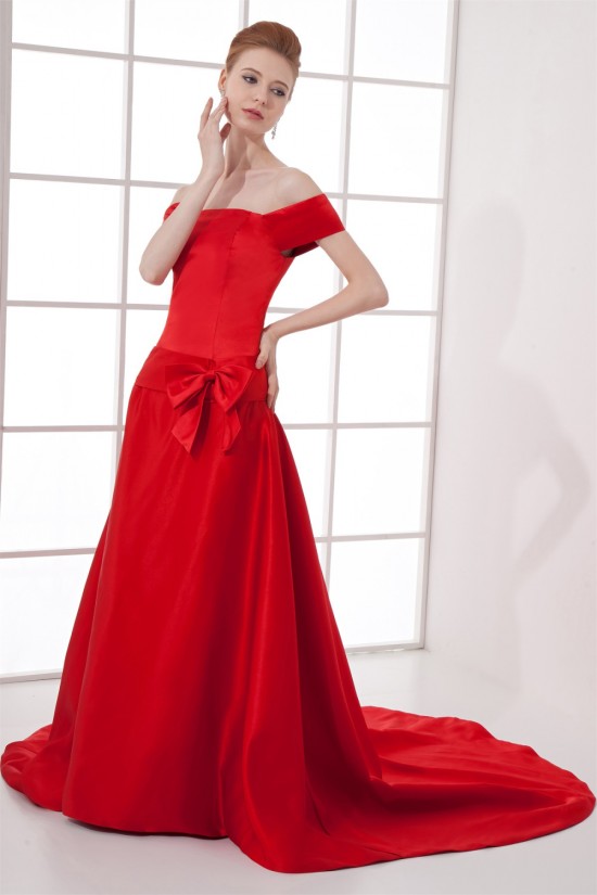 Off-the-Shoulder Sleeveless A-Line Court Train Prom/Formal Evening Dresses 02020782 Off-the-Shoulder Sleeveless A-Line Court Train Prom/Formal Evening Dresses 02020782