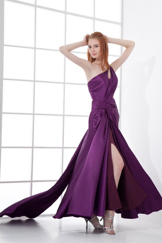 Asymmetrical One-Shoulder Pleats Sleeveless Prom/Formal Evening Dresses 02020790 Asymmetrical One-Shoulder Pleats Sleeveless Prom/Formal Evening Dresses 02020790