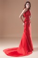 Mermaid/Trumpet One-Shoulder Pleats Sequins Prom/Formal Evening Dresses 02020791