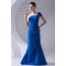 One-Shoulder Sleeveless Brush Sweep Train Prom/Formal Evening Dresses 02020795