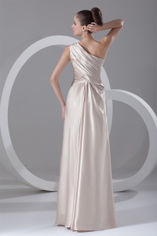 One-Shoulder Sleeveless Elastic Woven Satin Prom/Formal Evening Dresses 02020797 One-Shoulder Sleeveless Elastic Woven Satin Prom/Formal Evening Dresses 02020797