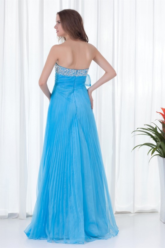 A-Line Beading Strapless Long Blue Prom/Formal Evening Dresses 02020800 A-Line Beading Strapless Long Blue Prom/Formal Evening Dresses 02020800