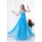 A-Line Beading Strapless Long Blue Prom/Formal Evening Dresses 02020800
