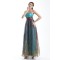 Organza Silk like Satin Pleats Strapless Prom/Formal Evening Dresses 02020802